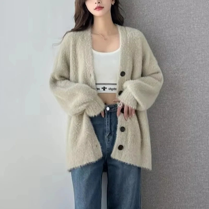 winter clothes women cardigan korean fashion fall 2025 fashion women clothing new arrivals vintage knitwears long sleeve top