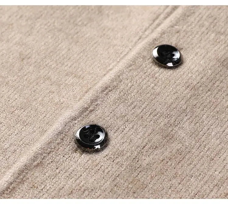 Male Polo Shirt Soft Lightweight Warm Knitted Luxury Simple Button Up Pullover 2025 Lapels Comfortable Business Sweater Clothing