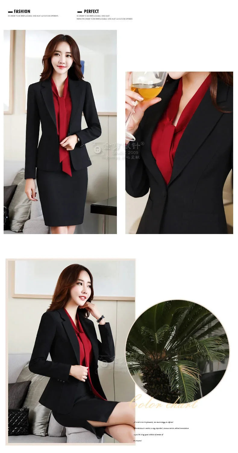 Slim Fit Ladies Style Small Suit Jacket Casual Korean Version Spring Autumn Women's Fashion Polyester Fiber Full Sleeve Stand Co