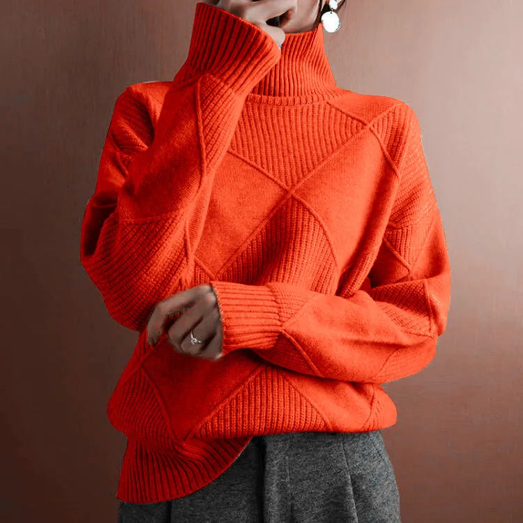 Casual Loose Sweater For Woman Winter Trend Women's Long Sleeve Knitting Sweater Knitwear Pullovers Vintage Female Tops Clothes