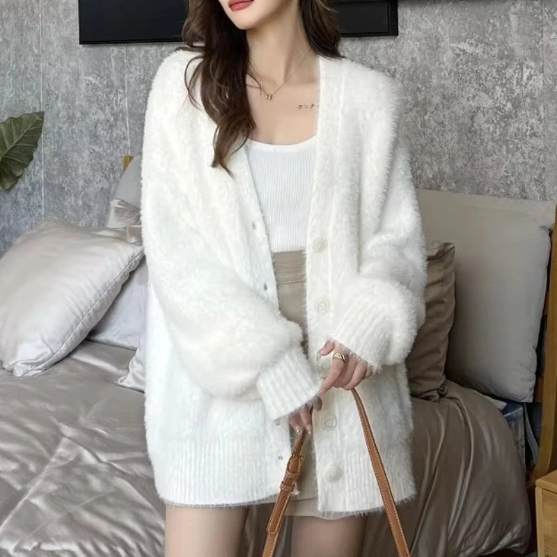 winter clothes women cardigan korean fashion fall 2025 fashion women clothing new arrivals vintage knitwears long sleeve top