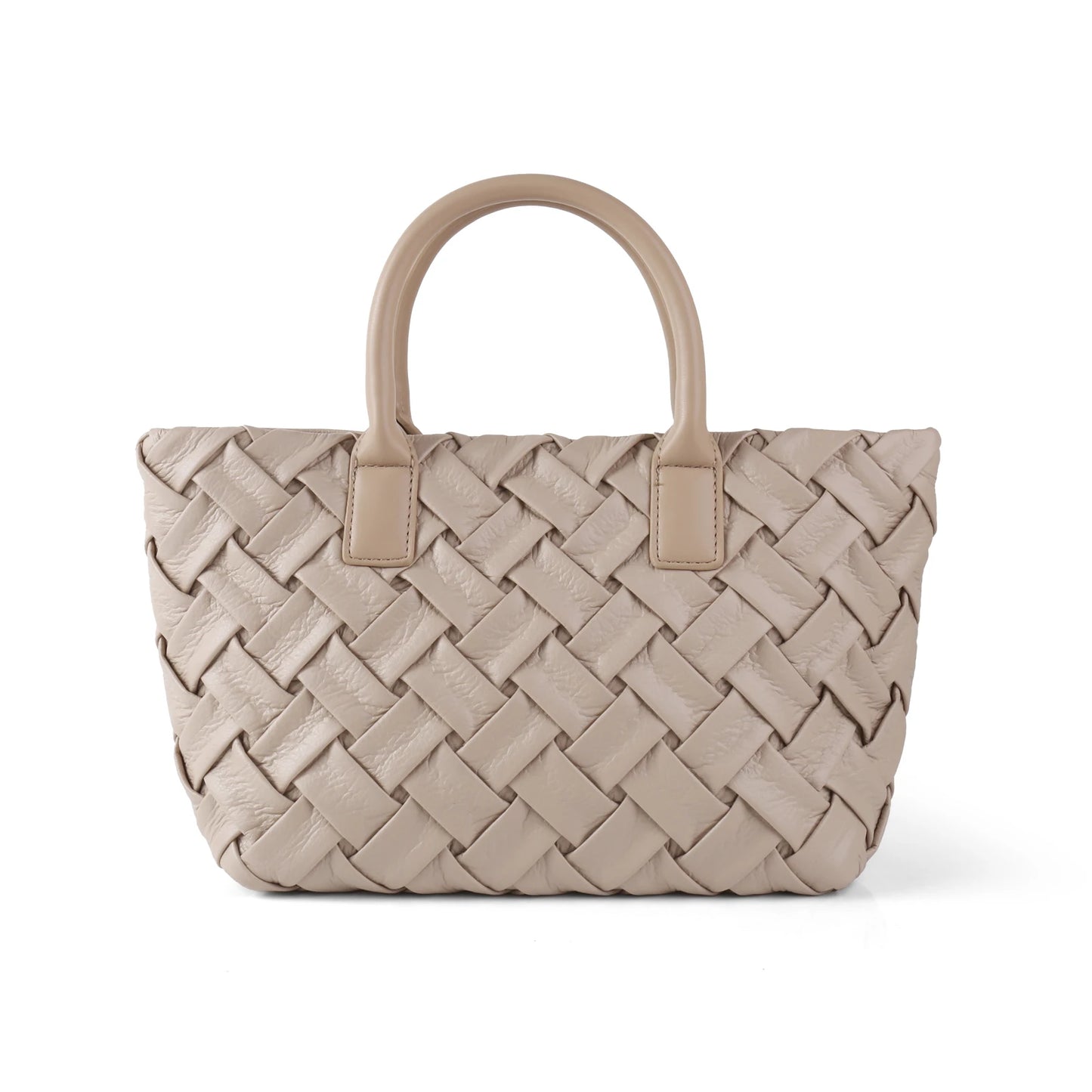 ZR DIARY Pleated Handbag Women PU Leather Side Woven Bag Versatile Commuter Ladies Simple Messenger Shoulder Bags 223Z07