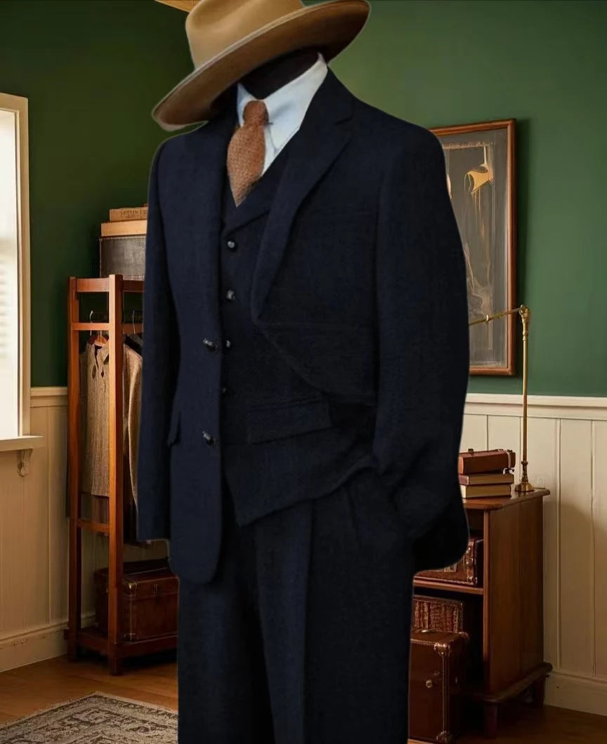 Man Formal Suits Men Suit Set Luxury 2025 Costumes Classic Business Suits Men Single-Breasted Blazer Luxury 2024