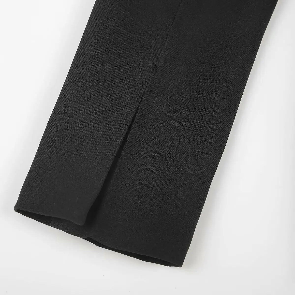 Women Fall Office Slim Blazer Single Button Pockets Blazer Beige Black 2025 Spring Autumn Fashion Commuter Simple Casual Blazer