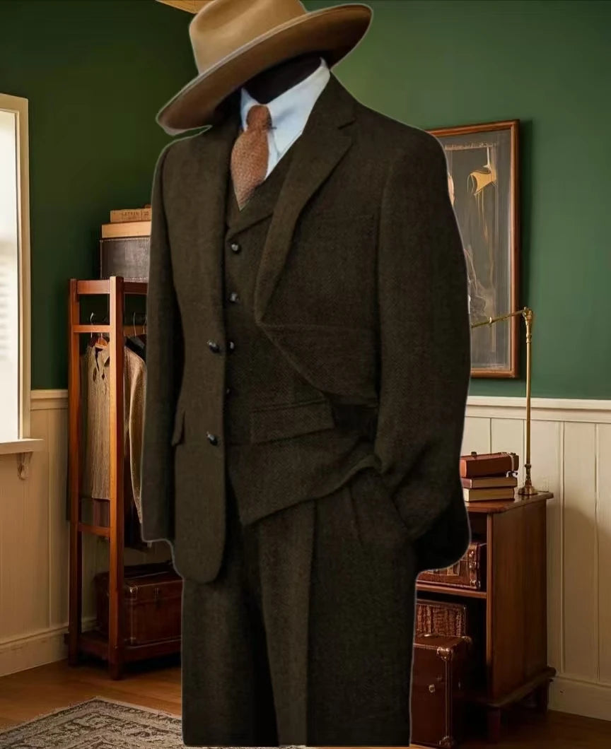 Man Formal Suits Men Suit Set Luxury 2025 Costumes Classic Business Suits Men Single-Breasted Blazer Luxury 2024