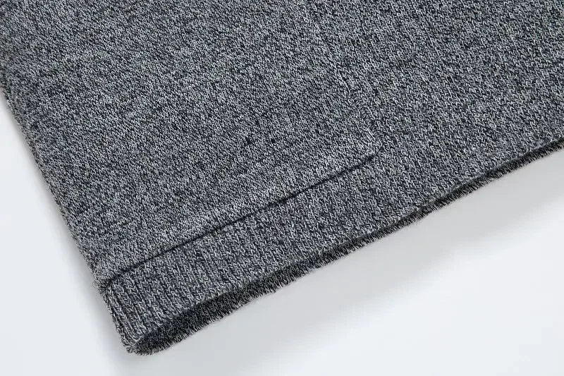 Cardigan pocket 2023 autumn and winter new cashmere padded warm casual men's knitted sweater coat