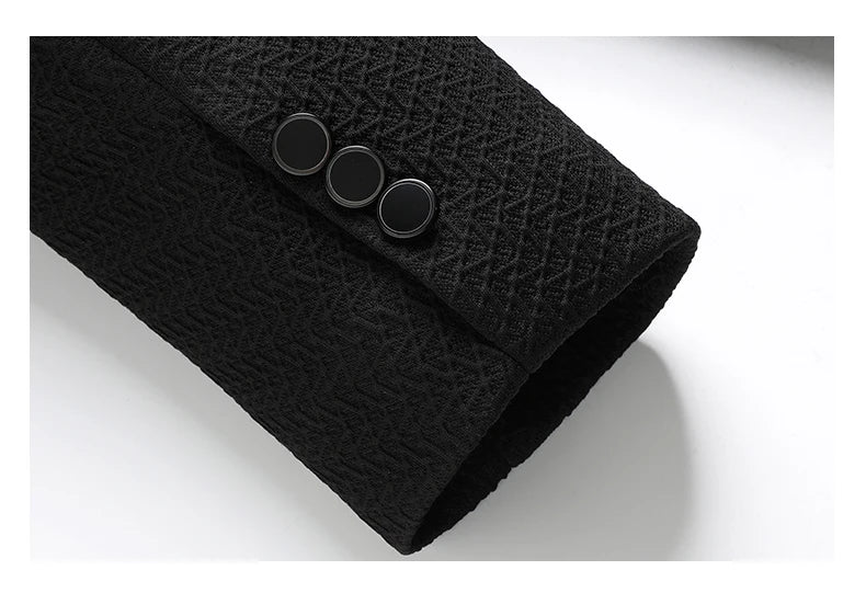 2025 New Winter Men's Down Suit Jackets Lightweight Puffer Men Luxury Blazer Business Fashion Men's Casual Coat