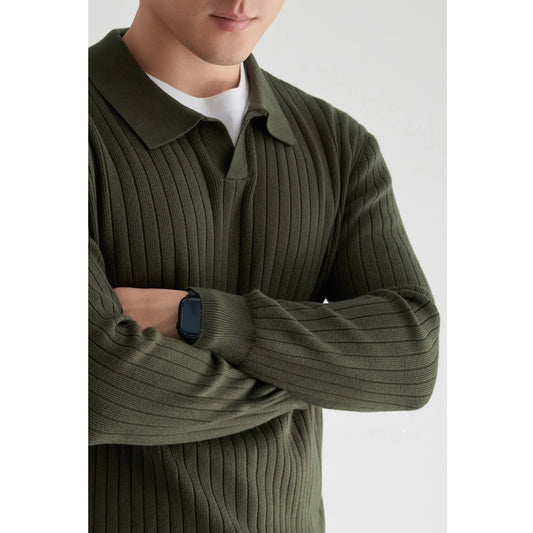 Good Quality Men Sweater Polo Pullover Male Jumper Thick Plus Size 3XL 4XL Korea Fashion Clothes Men Christmas Knitwear Sweaters