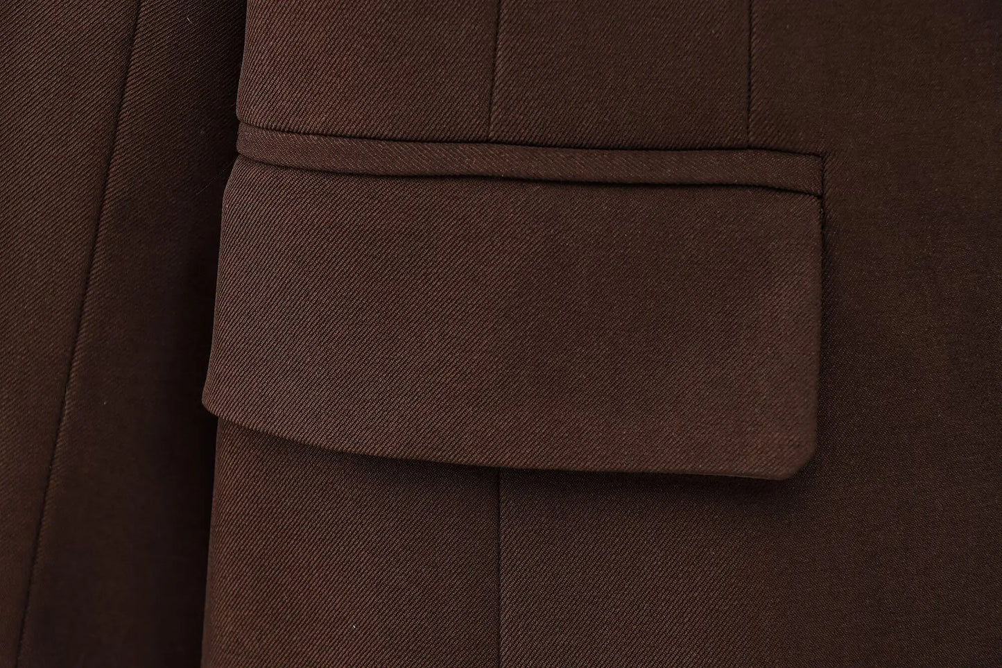 Women Blazer Office Lady Spring Pocket Decoration Casual Woman Button Coat Womens Outerwear Chic Outwear Female Blazer