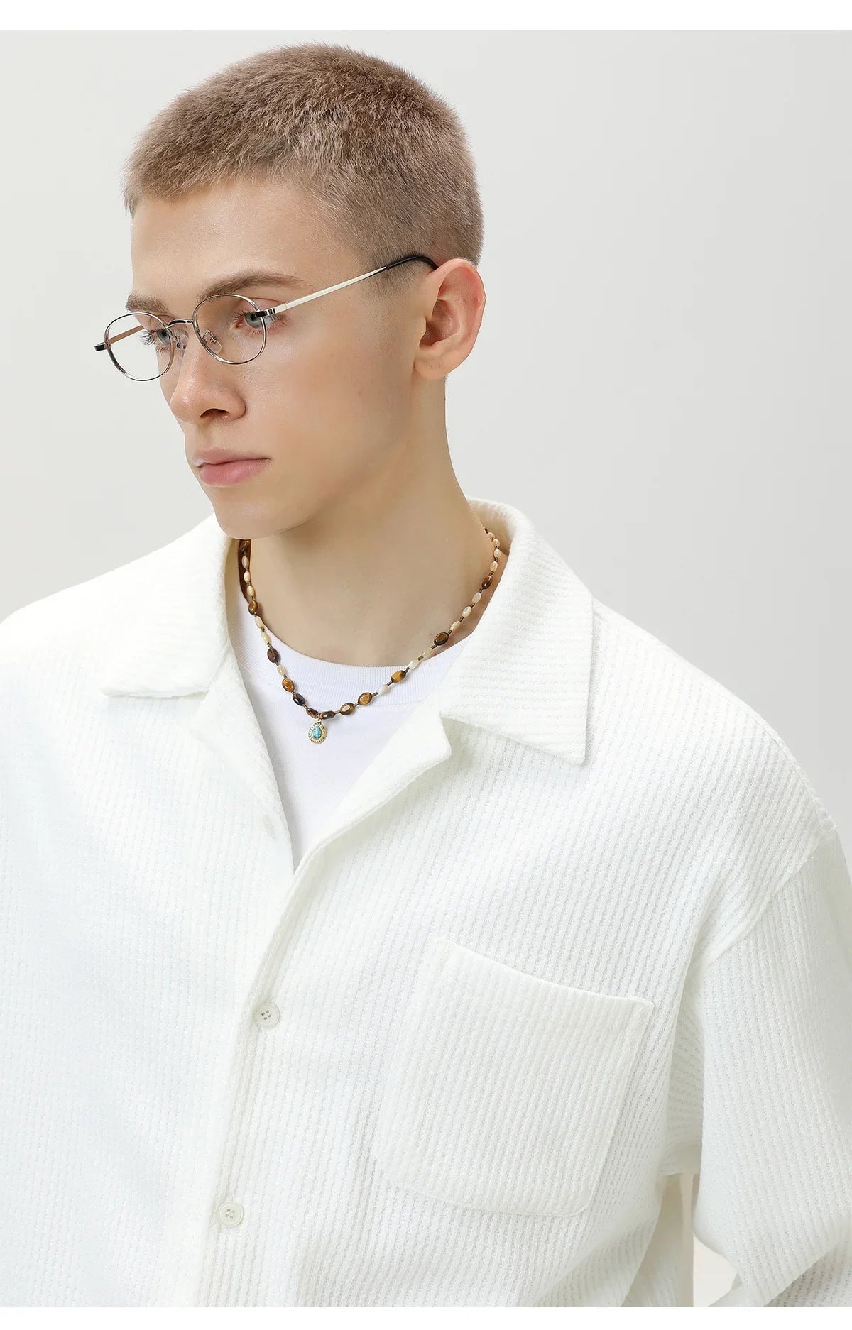 TFETTERS 2025 Autumn Winter Vintage Cuban Collar Shirt Men Elegant Texture Long Sleeve Loose Fit Shirt Man Designer Clothes