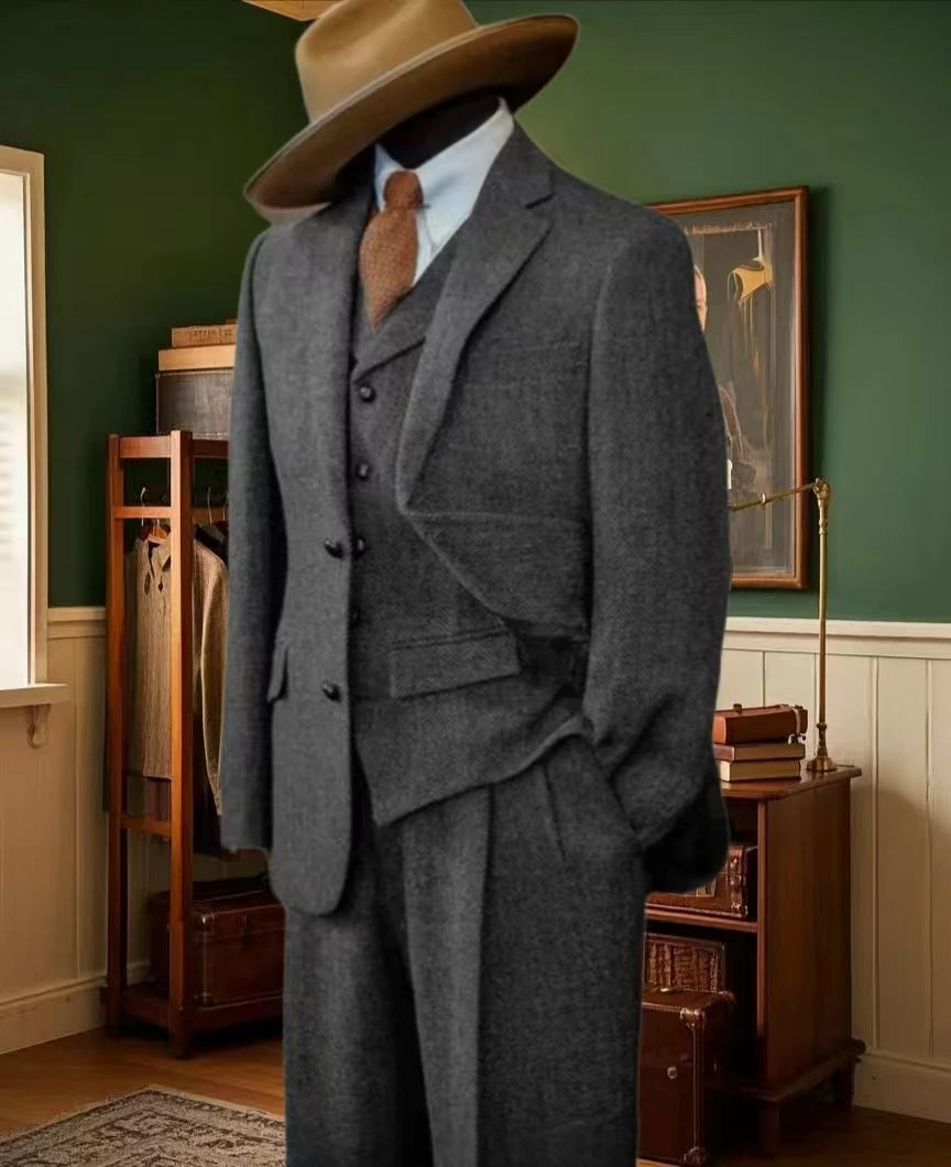 Man Formal Suits Men Suit Set Luxury 2025 Costumes Classic Business Suits Men Single-Breasted Blazer Luxury 2024