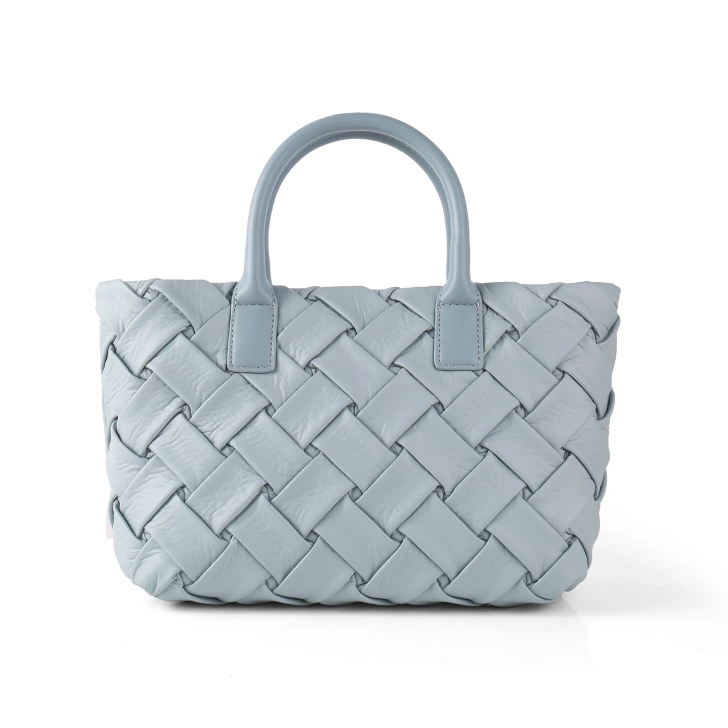 ZR DIARY Pleated Handbag Women PU Leather Side Woven Bag Versatile Commuter Ladies Simple Messenger Shoulder Bags 223Z07