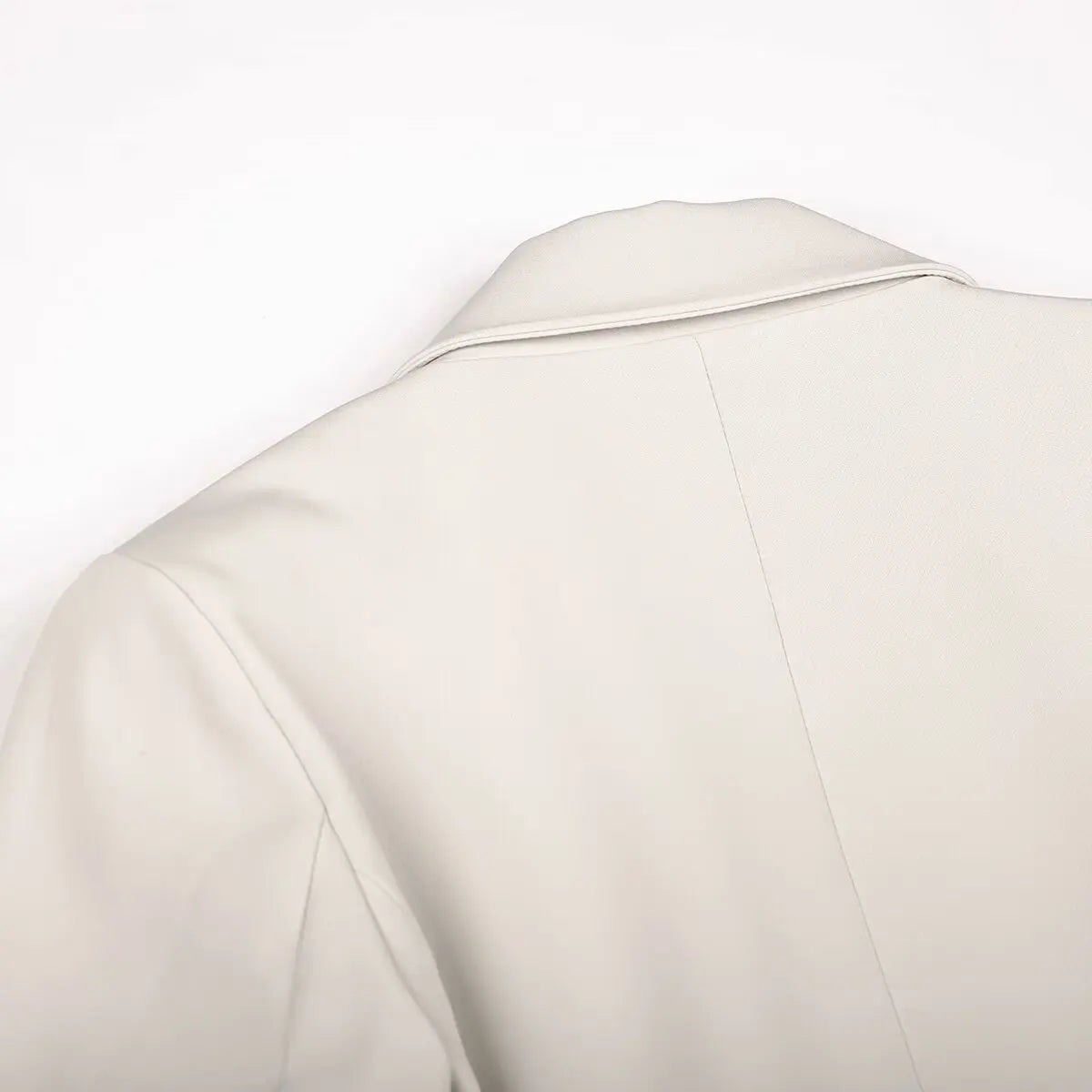 Women Fall Office Slim Blazer Single Button Pockets Blazer Beige Black 2025 Spring Autumn Fashion Commuter Simple Casual Blazer